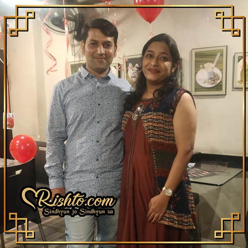 Rakesh Jagiasi & Poonam Rohra married through Rishto.com