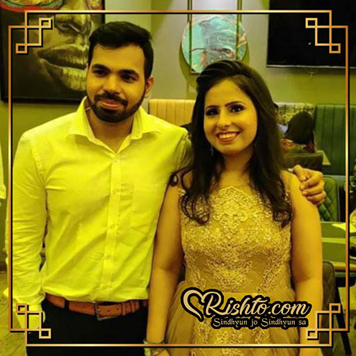 Aashish Bhatia & Priya Jaisinghani married through Rishto.com
